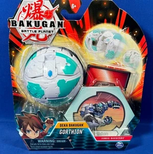 Neu - GORTHION - Bakugan DEKA Battle Planet WHITE Pop-Open Action JUMBO BAKUCORE - Bild 1 von 9