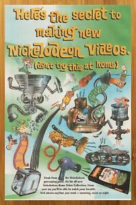 1995 Nickelodeon Nicktoons VHS Video Print Ad/Poster Doug Ren & Stimpy Rugrats