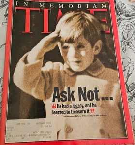 Time Magazine August 2, 1999 In Memoriam Ask Not Kennedy JFK Jr. Canadian - Picture 1 of 2
