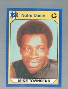 MIKE TOWNSEND #51 1990 collegiate Collection Notre Dame Fighting Irish - Picture 1 of 1