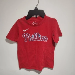 JT Realmuto Shirt Kids Small Philadelphia Phillies Nike Tee MLB - Picture 1 of 5