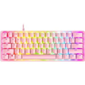 Razer RZ03-03393500-R3U1 Huntsman Mini 60% Wired Gaming Keyboard, Quartz Pink - Picture 1 of 2
