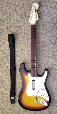 Harmonix Rockband Fender Stratocaster Guitar w/Strap PSGTS2 - Image 1 of 4