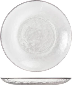 Los Cabos Glass Dinnerware Collection, Salad Plate (Set of 4), 8 Inch, Clear - Picture 1 of 5