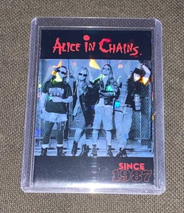 Alice in Chains Custom Since 1987 Holo Refractor Prizm Throwback Card Varient - Picture 1 of 4