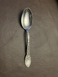 Vintage Antik Viktorianisch Ära 6" Alvin Versilbert Tee Dessertlöffel - Bild 1 von 6