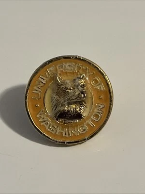 Vintage University Of Washington pin mascot football basketball collegiate - Image 1 of 4