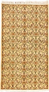 Traditional Vintage Hand-Knotted Carpet 5'1" x 9'0" Wool Area Rug - Picture 1 of 4