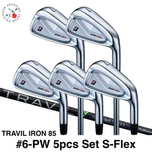Bridgestone 242CB+ Iron Wedge 5pcs Set 6-pw TRAVIL IRON 85 Graphite Shaft S-Flex - Picture 1 of 13