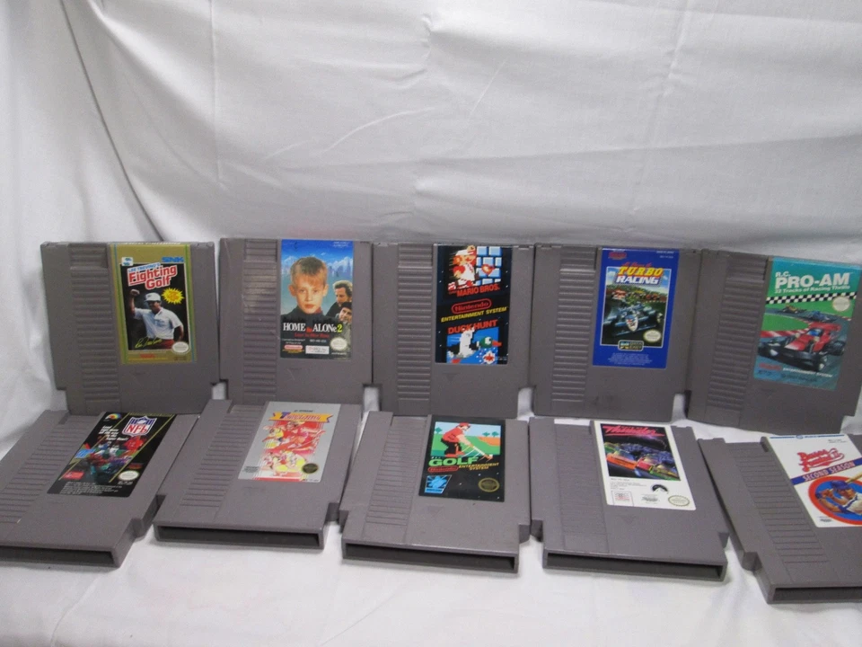 Lot of 10 NES Games - Nintendo - Cleaned, Tested And Working Authentic - Image 1 of 4