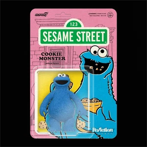 Figura de acción Cookie Monster Sesame Street 3 3/4 Super 7 - Imagen 1 de 1