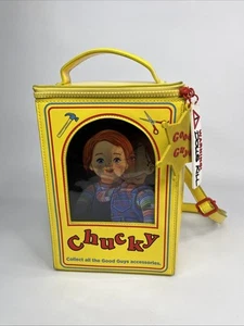 DOLLS KILL - Fun Time Chucky Bag This backpack has a vinyl creation Toybox shape - Picture 1 of 10