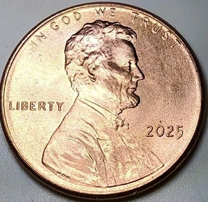 Centavo Lincoln Union Shield 2025 P BU 1C moneda elección sin circular - Imagen 1 de 2