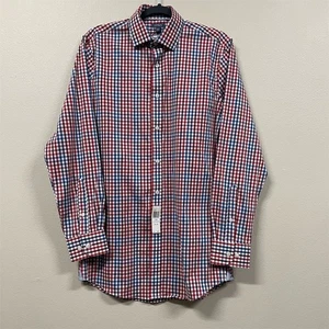 Crown & Ivy Men's Slim Fit Check Button-Up Shirt Multicolor Size Small - Picture 1 of 8