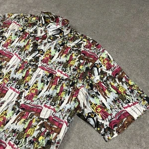 Camisa Goouch Seda Para Hombres Grande De Gran Tamaño Relajada Suelta Arte para Usar Retro De Colección - Imagen 1 de 8