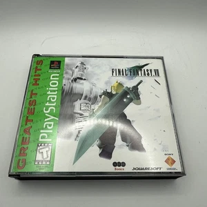Final Fantasy VII 7 PlayStation 1 PS1 Greatest Hits Case And Manual Only No Game - Picture 1 of 4
