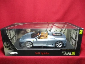 1:18 Ferrari 360 Spider Italian Job Hot Wheels Elite Diecast Model Movie Car - Picture 1 of 4
