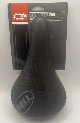 Assento de bicicleta infantil Bell Little Rider 200 substituição selim de bicicleta juvenil preto novo - Imagem 1 de 4
