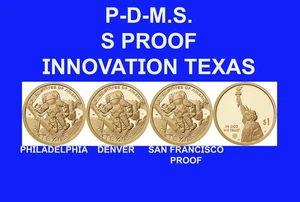 2025 P-D-S TEXAS Innovation  $1 Coin92) MS (1) PROOF - Picture 1 of 1
