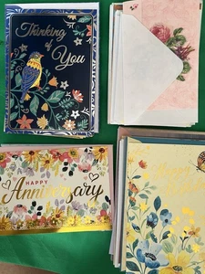 Lot of 85 Greeting and Note Cards - Mixed Random Assortment - Picture 1 of 4