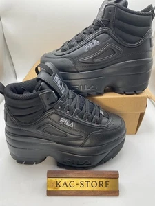 FILA DISRUPTOR II KEILABSATZ Sneaker SCHWARZ WSS25025001 Damen Plateau Turnschuhe oki - Bild 1 von 8