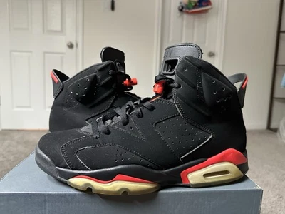 Air Jordan 6 2019 retro "negro/infrarrojo" 384664-060 ¡talla 11,5! Foto 1 de 4