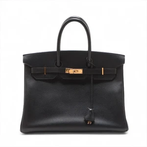 Hermès Birkin 35 Le Tournay Ardennes Black Gold Metal Fittings □G:2003 - Picture 1 of 15