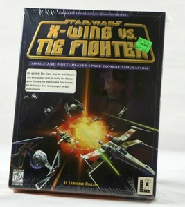 SEALED 1997 Star Wars: X-Wing vs TIE Fighter LucasArts Big Box PC - Bild 1 von 6