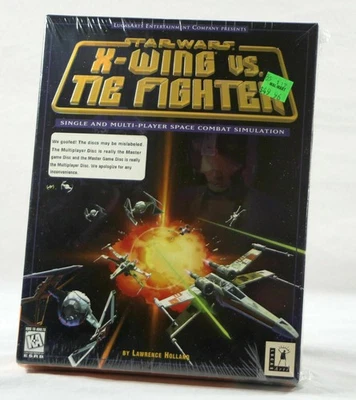 SEALED 1997 Star Wars: X-Wing vs TIE Fighter LucasArts Big Box PC - Image 1 of 4