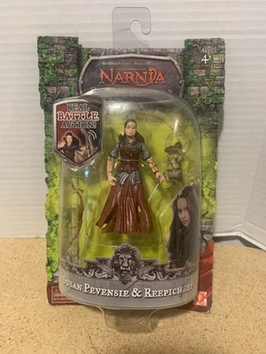 Las Crónicas de Narnia Príncipe Caspio Susan Pevensie y Reepicheep Figuras 2007 NUEVO Foto 1 de 2