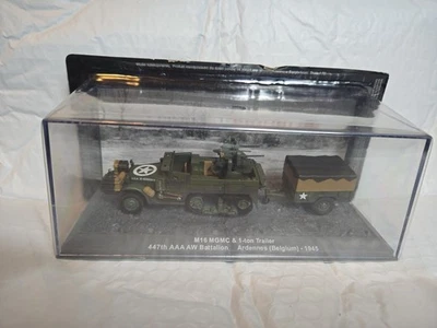 DE AGOSTINI  1/72 M16 MGMC & 1-ton trailer  ARDENNES 1945 MILITAIRE New - Image 1 of 2