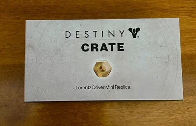 Destiny Loot Crate Lorentz Driver Mini Replica NEW IN BOX - Image 1 of 2