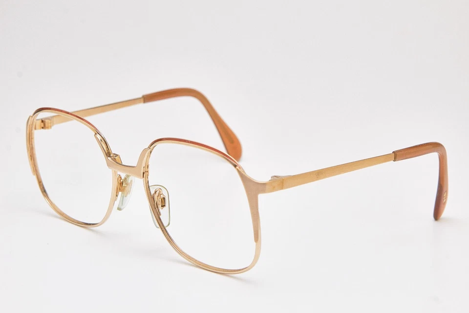 Marco piloto gafas METZLER 7200 chapado en oro años 80 vintage  Foto 1 de 4