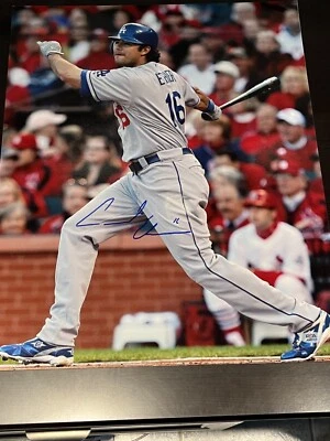 Foto autografiada firmada por Andre Ethier 16x20 de los Dodgers certificado de autenticidad PSA/DNA Foto 1 de 4