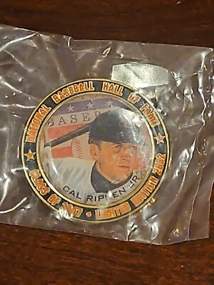 cal ripken jr pin hall of fame baseball mlb hof induction 2001 orioles pin - Image 1 of 2
