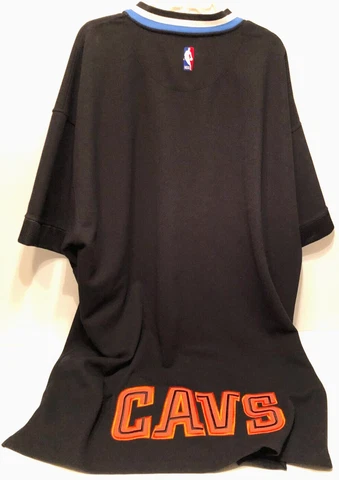 CLEVELAND CAVALIERS Vintage NBA 80s 90s Black Pullover Shooting Shirt Warmup 4XL Cover