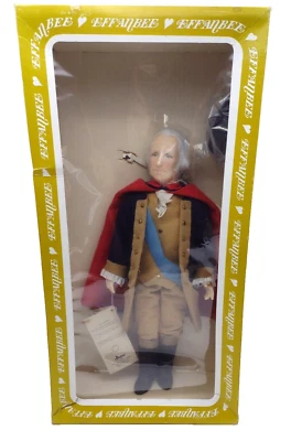Vtg Effanbee Doll George Washington 1983 President Series #7901 In Box New Open - Image 1 of 4