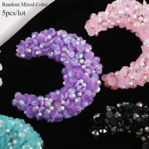 5pcs / Borsa Acrilico Luna Perline per Gioielli Creazione Beadable Penna - Bild 1 von 11