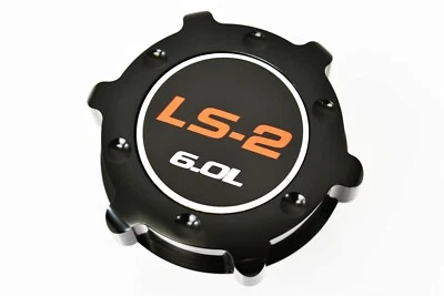 05-06 PONTIAC GTO LS2 6.0L BILLET ENGINE OIL CAP BLACK - Image 1 of 3