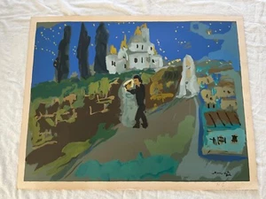 Mané Katz ''MANARANCHE GRAU" Mourlot Lithographie 60er Jahre SIGNIERT **SELTEN** - Bild 1 von 24