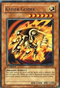 Kaiser Glider  X X 1 Yugioh Mint 1st  Rare DPKB - Picture 1 of 1