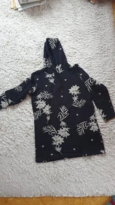 Schwarz geblümtes Sweatkleid, Roxy, Gr. M - Bild 1 von 5