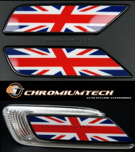 Generazione 2 Clubman MINI Cooper/S/ONE/JCW F54 Union Jack Inserti Side Scuttle/Lampada NUOVO - Foto 1 di 4