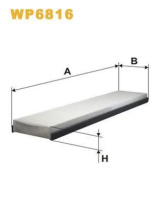 Filtro, Aria abitacolo - WIX FILTERS WP6816 - Immagine 1 di 4