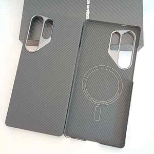 Genuine Carbon Fiber Magsafe Case For Samsung Galaxy S25 Ultra Thin Matte Cover - Picture 1 of 22