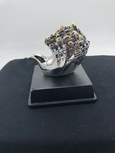 Amy Judaica Sterling Silver 925 -"Dove"  Jerusalem Scape Tail- NEW - Picture 1 of 5