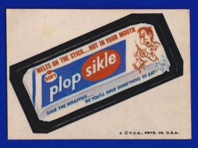 PLOP SICKLE 1974 TOPPS WACKY PACKAGES series 5 VERY GOOD - Image 1 of 2