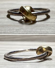 Trollbeads endloser Ring aus Sterlingsilber & Gold, Größe 5,5