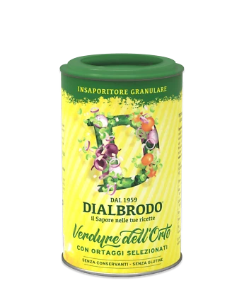 DIALBRODO Verdure Dell'Orto Brodo Granulare - 250 g