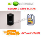 OEM PETROL OIL FILTER + VL 5W30 ENGINE OIL FOR PEUGEOT 307 SW 2.0 177 2005-08